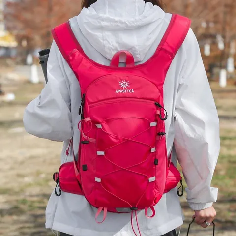 Lightweight Outdoor Backpack For Hiking Cycling Climbing Oxford Cloth Colorblock Breathable Decompression Daypack Unisex