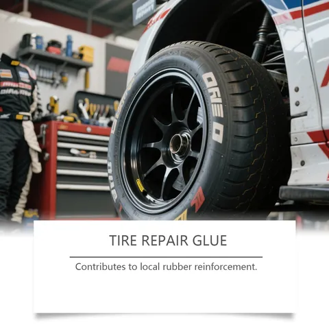 Car Tire Repair Glue Set Professional Rubber Patch Adhesive For Auto Side Wall Crack Repair With Scraper And Nozzle