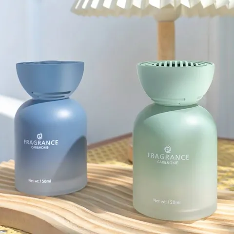 Glass Car Air Freshener Aromatherapy Diffuser Bottle Long Lasting Fresh Fragrance Ornament Home Decoration Deodorizer Gift