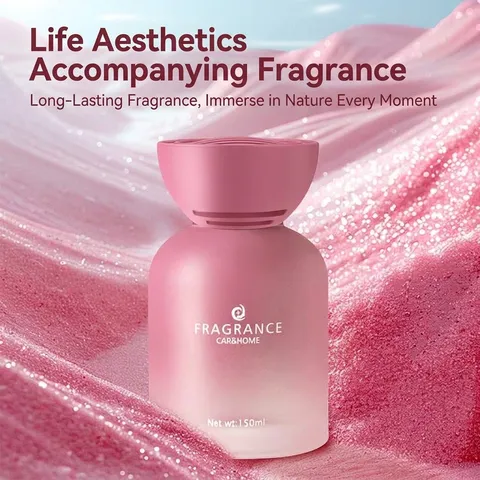 Glass Car Air Freshener Aromatherapy Diffuser Bottle Long Lasting Fresh Fragrance Ornament Home Decoration Deodorizer Gift