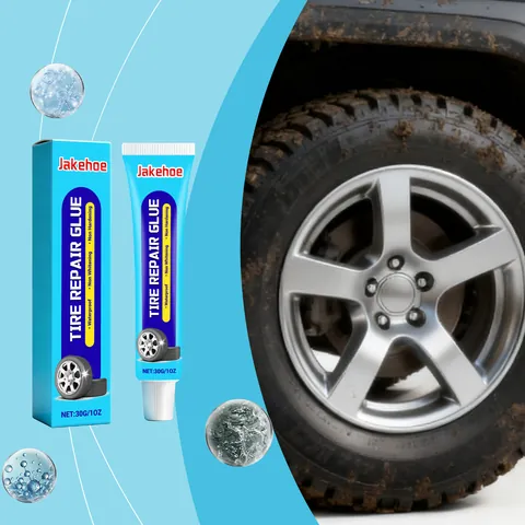Professional Tire Repair Glue Waterproof Non Whitening Non Hardening Automotive Tire Side Wall Crack Repair Adhesive For Car Maintenance
