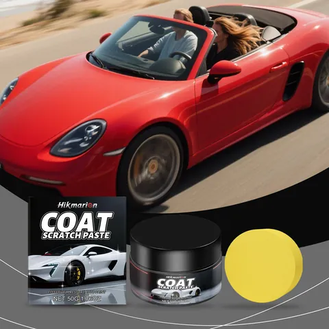 Car Paint Scratch Repair Paste Cream Car Paint Coating Polish Wax Remover Paste Surface Scratch Smoothing Maintenance Cream With Sponge Brush