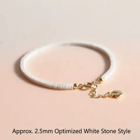 Ultra Fine White Jadeite Bracelet With 14K Gold Filled Heart Pendant Retro Ancient Style Adjustable Jewelry For Women