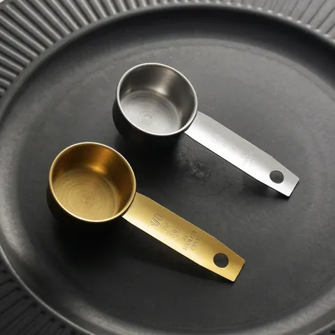 Roestvrijstalen Maatlepel 30ml 1/8 Cup Voor Koffie Melkpoeder Bakken Duurzame Metalen Schep Ophanggat Gerei
