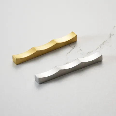 Creative Wave Stainless Steel Chopstick Rest Metal Spoon Fork Holder Matte Brushed Gold Silver Table Decor Restaurant