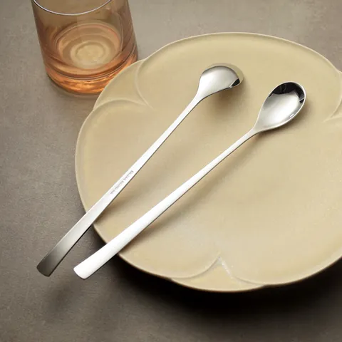 18/10 Roestvrij Stalen Roerlepel Lang Handvat Spiegelgepolijst Koffieroerder Dessertlepel Voor Koude Drank Melkthee Thuis Keuken Barware