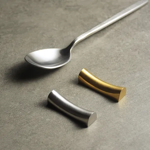 304 Stainless Steel Pillow Shape Chopstick Rest Minimalist Spoon Holder For Hotel Restaurant Home Tableware Decor Accessories
