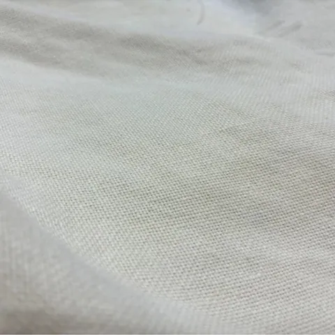 Natural Cotton Linen Blend Fabric Woven Texture Solid Color Plain Material For Home Decor Sewing Apparel Garment Crafting