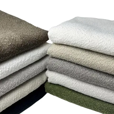 Thick Boucle Fabric Heavyweight Textured Upholstery Fabric By The Meter For Cushion Sofa Pillow Pet Bed Home Decor Material