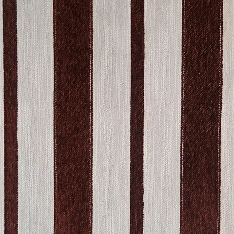 Mid-Century Modern Vertical Stripe Chenille Polyester Fabric For Sofa Chair Headboard DIY Retro Upholstery Material