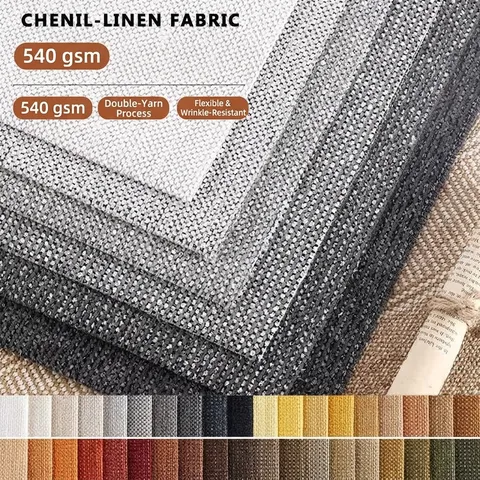 Verdickter Chenille Sofa Stoff Hochdichtes Polyester Polstermaterial Für Couchkissen Kissen Weicher Bezug DIY Heimdekoration