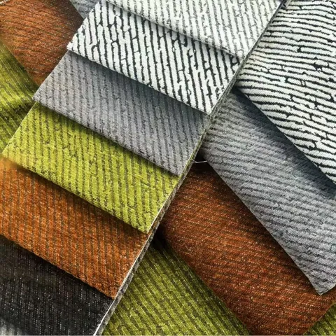 Vintage Old Money Style Chenille Fabric Coarse Spun Large Twill Polyester Fabric For Sofa Cushion Clothing Bags Pet Mats