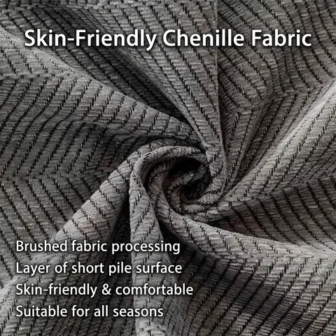 Vintage Old Money Style Chenille Fabric Coarse Spun Large Twill Polyester Fabric For Sofa Cushion Clothing Bags Pet Mats