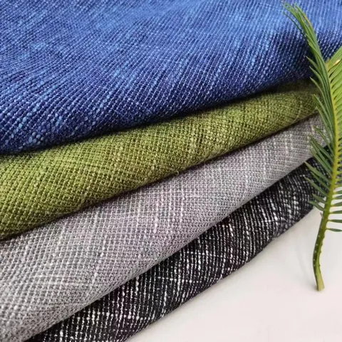 Heavyweight Linen Cotton Chenille Fabric Coarse Textured Solid Color Material For Sofa Cover Cushion Pillow Tablecloth Home Decor DIY Craft Upholstery Fabric