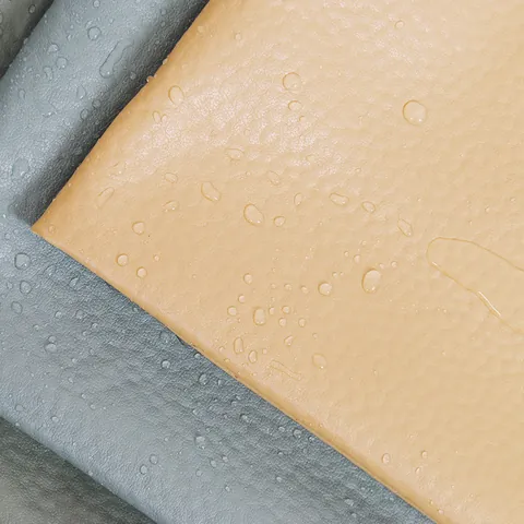 Tela de Cuero Sintético Impermeable Tech Cloth Para Sofá Cojín de Ventana Textura de Guijarros Tela de Tapicería Resistente