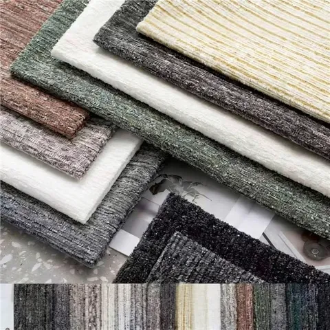 Tela de Chenilla Engrosada Textura de Montaña Poliéster Tela de Tapicería Para Sofá Silla Cojín Bolsa Suave Decoración del Hogar