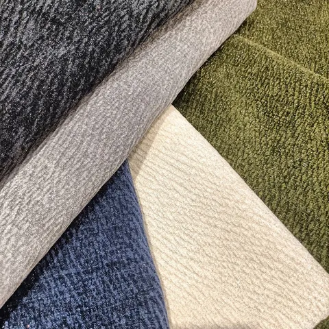 Heavyweight Chenille Sofa Fabric Jacquard Petal Pattern Glitter Upholstery Fabric For Couch Pillow Cushion Home Decor Furniture Renovation