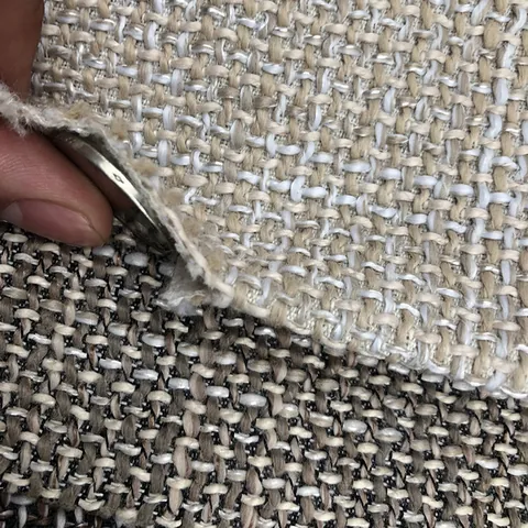 Garngefärbt Polyester Grobe Leinentextur Polsterstoff Für Sofa Kissen Kissenbezug Heimdekoration Material Meterware