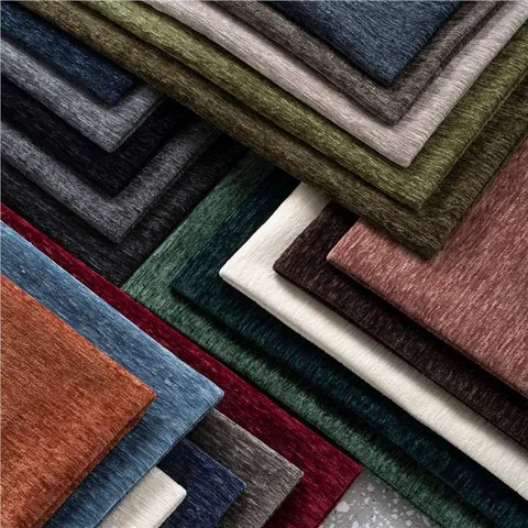 Einfarbiger Gewebter Chenille Stoff Polyester Polstermaterial Für Sofa Kissenbezug Tasche Softpack DIY Handwerk Wohndekor