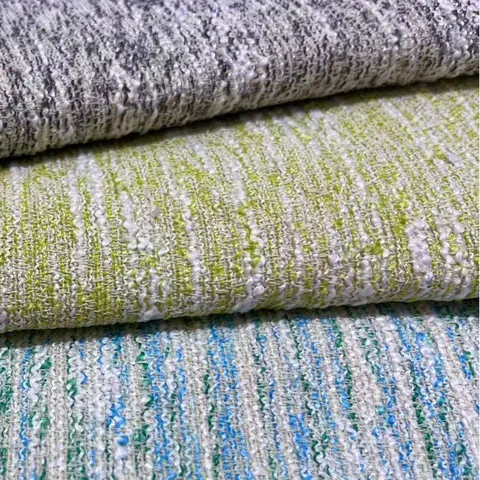 Tweed Style Colorful Cotton Linen Fabric For Bags Clothing Pillows Curtains Sofa High Grade Woven Tweed Material DIY Craft Fabric
