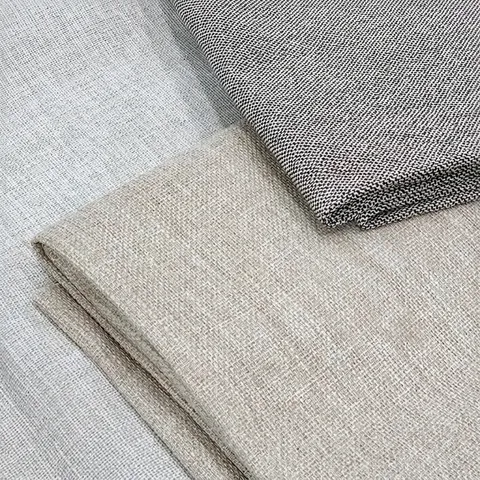 Japanese Style Viscose Linen Jacquard Fabric Double Sided AB Version Upholstery Fabric For Sofa Pillow Bay Window Mat Decor