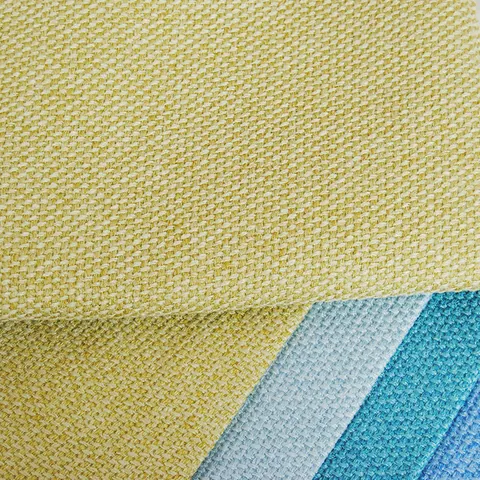 Verdickter Grober Leinen-Baumwoll-Stoff Polstermaterial Für Sofa Kissen Taschen Einfarbig Gradienten-Druck Leinenmischgewebe Wohnkultur