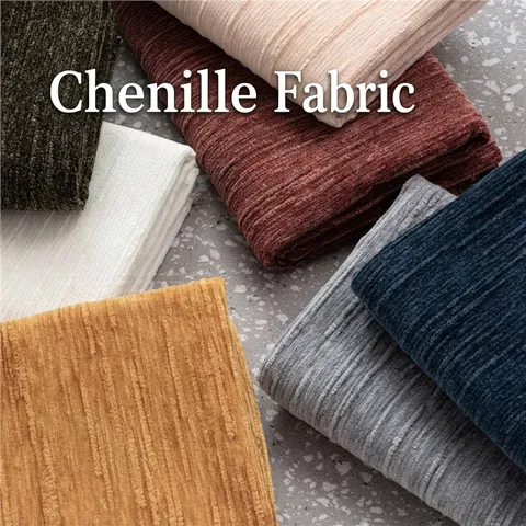 Luxurious Heavyweight Meteor Chenille Fabric Polyester Vintage Thick Fabric For Sofa Cushion Pillow Case Soft Bag Fabric Home Decor