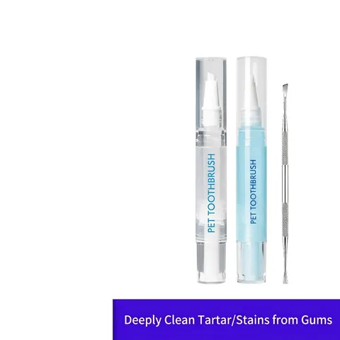 Pet Dental Cleaning Kit Toothbrush Pen Toothpaste Integrated Oral Care For Dogs Cats Teeth Scraper Wipes Paw Balm Pet Hygiene Tool