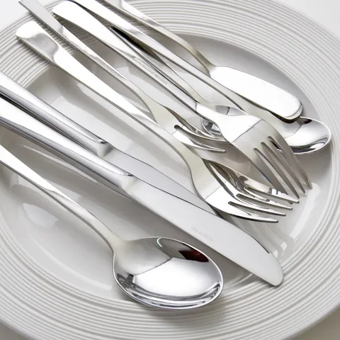 Stainless Steel Cutlery Set Mirror Polished Steak Knife Main Fork Spoon Minimalist Tableware For Home Hotel Restaurant