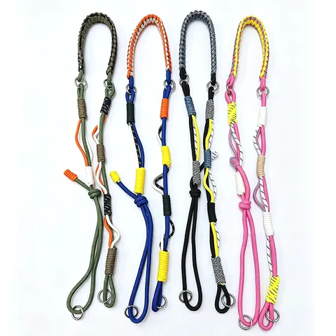 Hand-Woven Adjustable Phone Lanyard Crossbody Rope Outdoor Anti-Lost Camera Strap Multifunctional Polyester Neck Strap