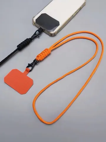 Universal Phone Lanyard With Ultra Thin TPU Pad Alloy Buckle Braided Neck Strap Crossbody Anti Lost Cord For All Smartphones