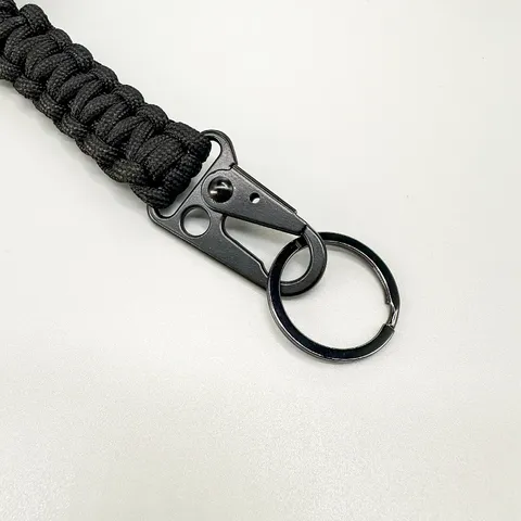 Outdoor Heavy Duty Paracord Lanyard Neck Strap Zinc Alloy Eagle Buckle Braided Keychain For Camera Wallet Phone Key Anti-lost