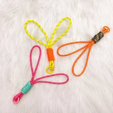Handwoven Paracord Keychain Lanyard With Zinc Alloy Ring Multi Functional Hanging Rope For Phone Bag Water Bottle Unisex Accessory