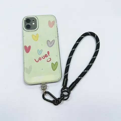 Thickened Braided Phone Lanyard Hand Wrist Strap Anti-Lost Key Chain For Men Women Outdoor Durable Woven Strap Key Ring