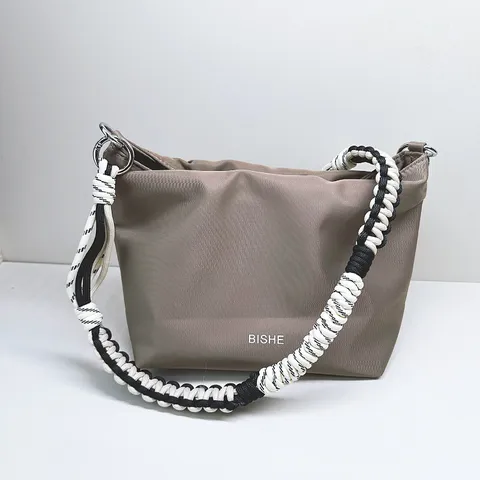 Handgeweven Touw Schouderriem Voor Tassen DIY Vervangende Crossbody Tasriem Met Metalen Ronde Gesp Voor Dames Handtassen