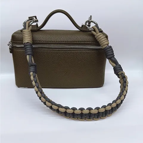 Tracolla in Corda Intrecciata a Mano Accessori di Ricambio per Modifica Borsa Fai da Te Cinghia Con Chiusura ad Anello