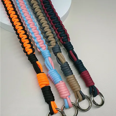 Tracolla in Corda Intrecciata a Mano Accessori di Ricambio per Modifica Borsa Fai da Te Cinghia Con Chiusura ad Anello