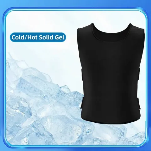Verstellbare Feste Gel Kühlweste Für Sommer Hitzeschutz Atmungsaktive Lycra Körper Kühlweste Für Outdoor Bau Sport