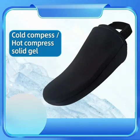 Festes Gel Kältekompressions Fußhülle Wiederverwendbare Fuß Eismanschette Zur Schmerzlinderung Einstellbare Gel Fußbandage