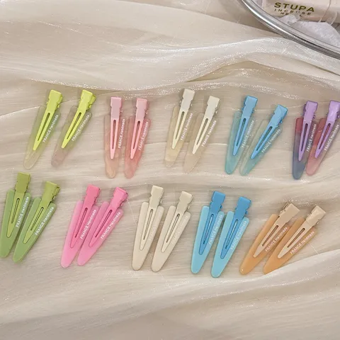 Pinces à Cheveux Triangulaires En Acrylique Pour Femmes Clip Latéral Sans Traces France Handmade Accessoires Cheveux