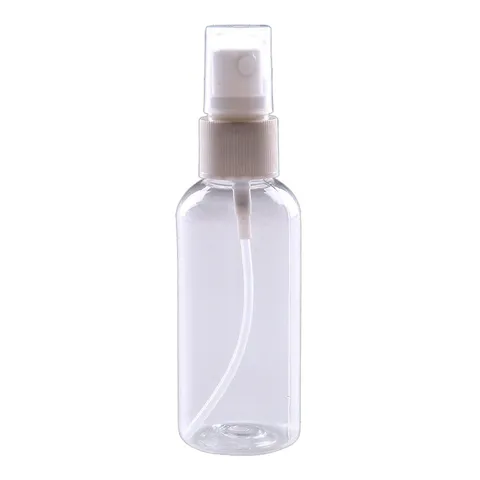 Transparent PET Plastic Fine Mist Spray Bottle Portable Empty Refillable Container For Travel Skincare Perfume Atomizer