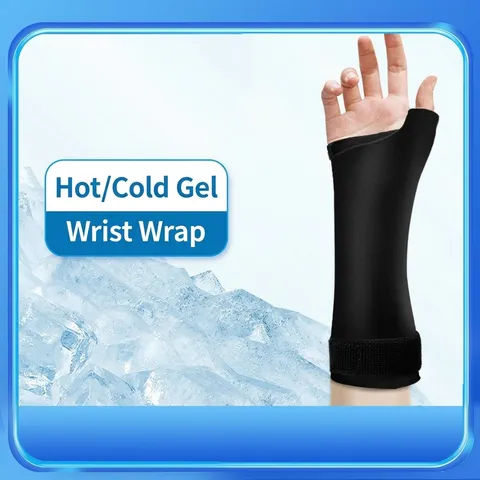 Wearable Thumb Wrist Gel Pack Hot Cold Compress Therapy Wrap For Arthritis Joint Pain Relief Adjustable Hand Support Brace