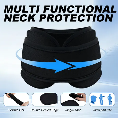 Reusable Shoulder Neck Ice Pack Gel Wrap For Hot Cold Therapy Pain Relief Adjustable Cooling Wrap Shoulder Protector For Neck Stiffness