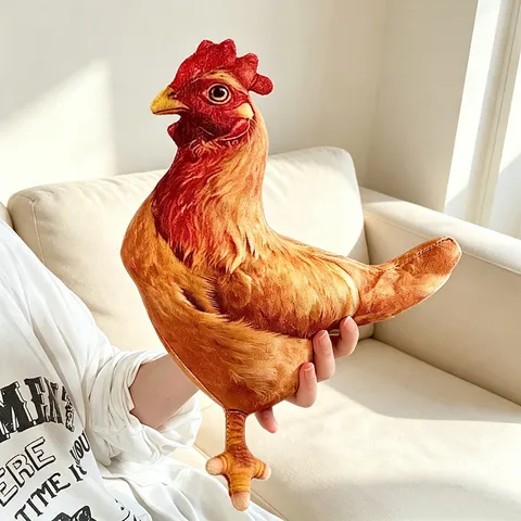 Realistische Henne Plüschtier Simulation Huhn Stofftier Lustige Ei Legende Puppe Für Kinder Geschenk Home Dekor Kissen