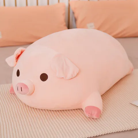 Süßes Bobo Schwein Plüschtier Rosa Schweinchen Puppe Weiches Wurfkissen Mit Sprachaufnahme Funktion Für Mädchen Schlafgeschenk