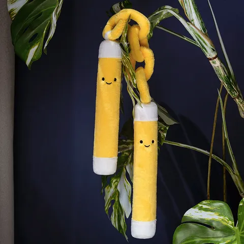 Cartoon Kreative Nunchaku Plüschtier Smile Gesicht Gestickt Langes Kissen Lustige Waffe Kissen Weiches Stofftier Für Kinderzimmer Deko Freund Geschenk