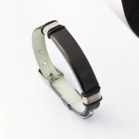 Stainless Steel Adjustable Watch Band Bracelet For Men Women Trendy Minimalist Punk Mesh Chain Wristband Jewelry Party Gift
