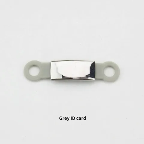 Stainless Steel Pet ID Tag For Dogs And Cats Engravable Slide On Silicone Pet Name Tag Anti-Lost Identification Plate