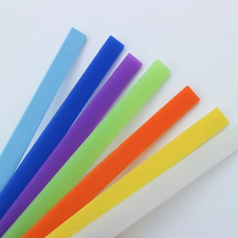 Multicolor Silicone Flat Tape For DIY Jewelry Making Adjustable Sporty Bracelet Findings Craft Accessory Unisex Decorative Strap
