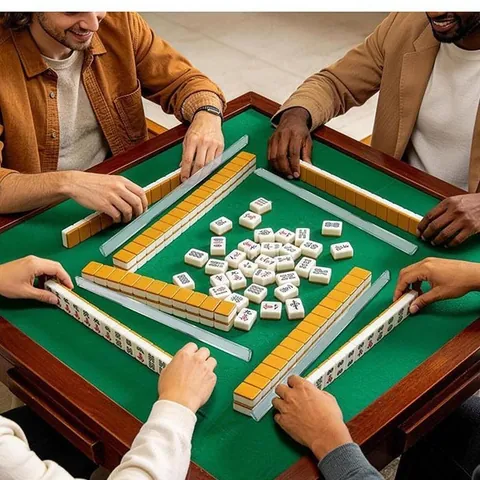 Transparent Acrylic Mahjong Pushers For Board Game Clear Mahjong Tile Alignment Aid Tool Players Accessory
